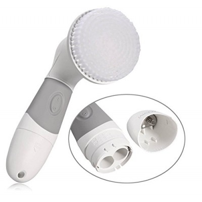 5 in1 Face Cleansing Brush | Deep Facial Exfoliator For Soft Skin - Waterproof Facial Brush Removes Make-Up, Dirt, Oil & Dead Sk